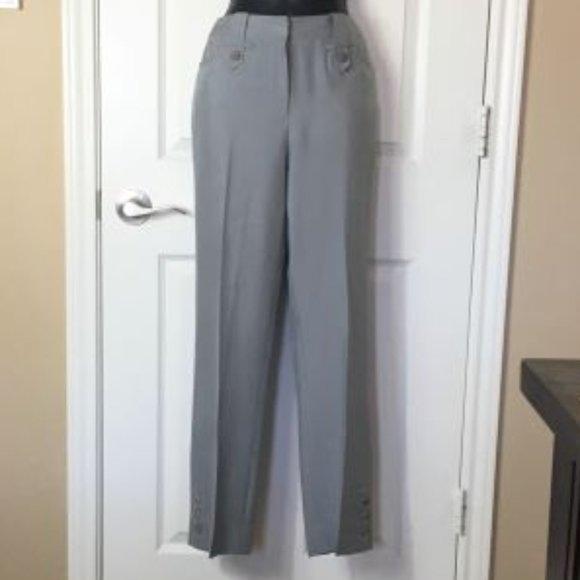 Carlisle Silk Straight Leg Pant - Picture 6 of 10